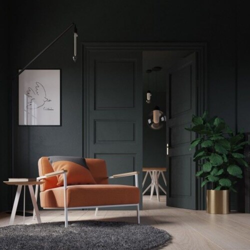 Studio HENK Co fauteuil met wit frame-Halling 65-153