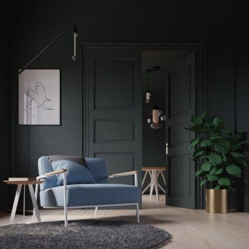 Studio HENK Co fauteuil met wit frame-Halling 65-110