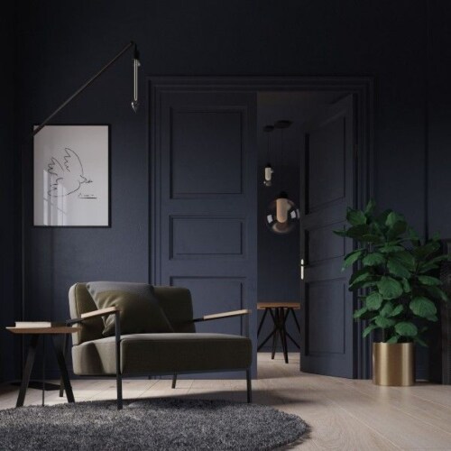 Studio HENK Co fauteuil met zwart frame-Halling 65-110