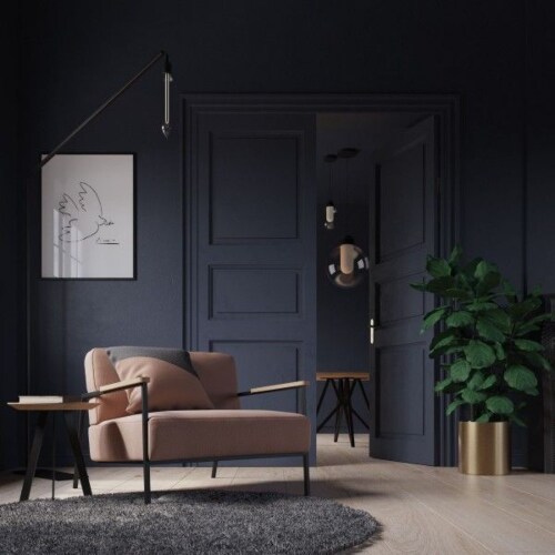 Studio HENK Co fauteuil met zwart frame-Halling 65-370