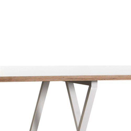 HAY Loop stand tafel-180x87,5 cm-Wit