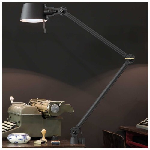 Tonone Bolt 2 Arm Clamp bureaulamp-Midnight grey