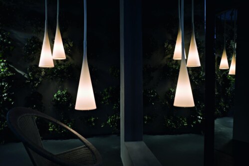 Foscarini Uto Outdoor hanglamp -Wit