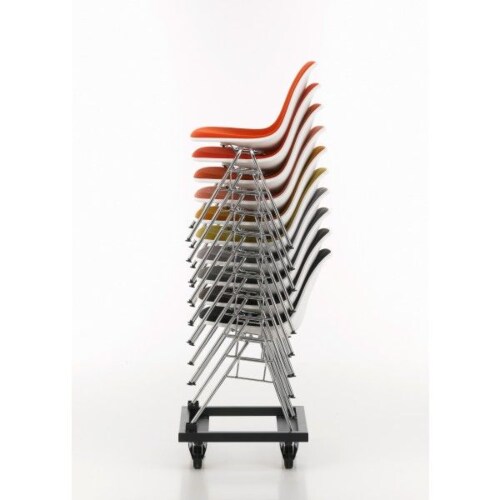 Vitra Eames DSS stapelbare stoel-Poppy red