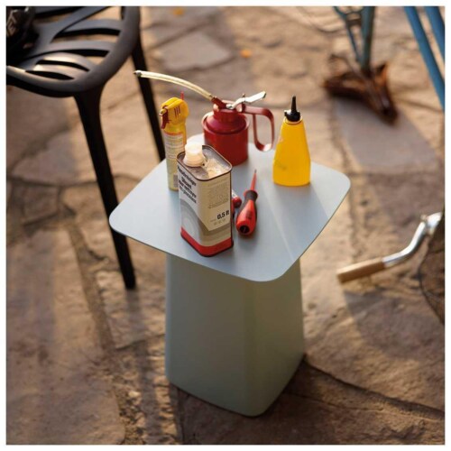 Vitra Metal Side Table Outdoor bijzettafel-Dimgrijs-40x40 cm