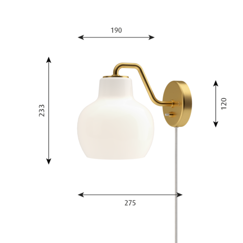 Louis Poulsen VL Ring Crown 1 wandlamp