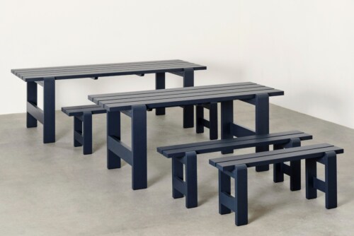 HAY Weekday tafel-Steel blue-230x74x83 cm