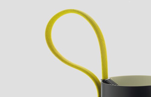 HAY Rope Trick LED vloerlamp-Geel