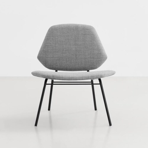 WOUD Lean Lounge Chair stoel-Grey