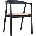 Gazzda Muna Oak Lacquered black Chair stoel