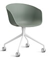 HAY About a Chair AAC24 bureaustoel - Wit onderstel