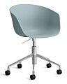 HAY About a Chair AAC52 gasveer bureaustoel - Chrome onderstel