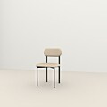 Studio HENK Oblique Chair bekleed zwart frame