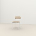 Studio HENK Oblique Chair bekleed wit frame