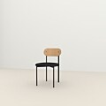 Studio HENK Oblique Chair zwart frame