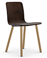 Vitra Hal Ply Wood stoel eiken naturel onderstel