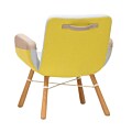 Vitra East River Chair fauteuil met natural eiken onderstel