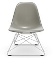 Vitra Eames LSR Fiberglass loungestoel met wit onderstel