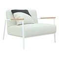 Studio HENK Co fauteuil met wit frame