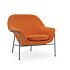 Product afbeelding van: Normann Copenhagen Drape lounge fauteuil laag- grijs stalen onderstel