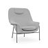 Product afbeelding van: Normann Copenhagen Drape lounge fauteuil - grijs stalen onderstel