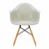 Product afbeelding van: Vitra Eames DAW Fiberglass stoel met esdoorn goud onderstel