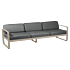 Product afbeelding van: Fermob Bellevie 3-zits loungebank met graphite grey zitkussen
