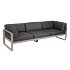 Product afbeelding van: Fermob Bellevie 3-zits Club loungebank met graphite grey zitkussen