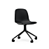 Product afbeelding van: Normann Copenhagen Form Swivel zonder arm bureaustoel zwart onderstel