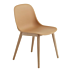 Product afbeelding van: muuto Fiber Side Wood stoel Oker geel OUTLET