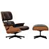 Product afbeelding van: Vitra Eames Lounge chair fauteuil + Ottoman kersen chocolate NW
